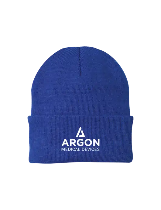 Royal Knit Cap w/Argon Medical Devices Logo