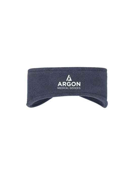Navy Stretch Fleece Headband w/Argon Medical Devices Logo