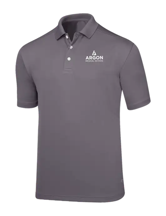 Callaway Core Medium Grey Performance Polo w/Argon Medical Devices Logo