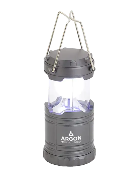 Gunmetal Mini Retro Lantern w/Argon Medical Devices Logo