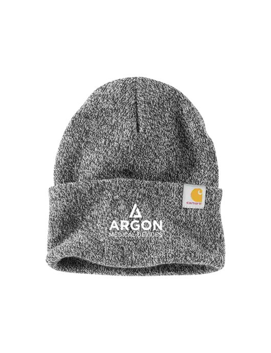 Carhartt Medium Grey Heather Watch Cap 2.0 w/Argon Medical Devices Logo