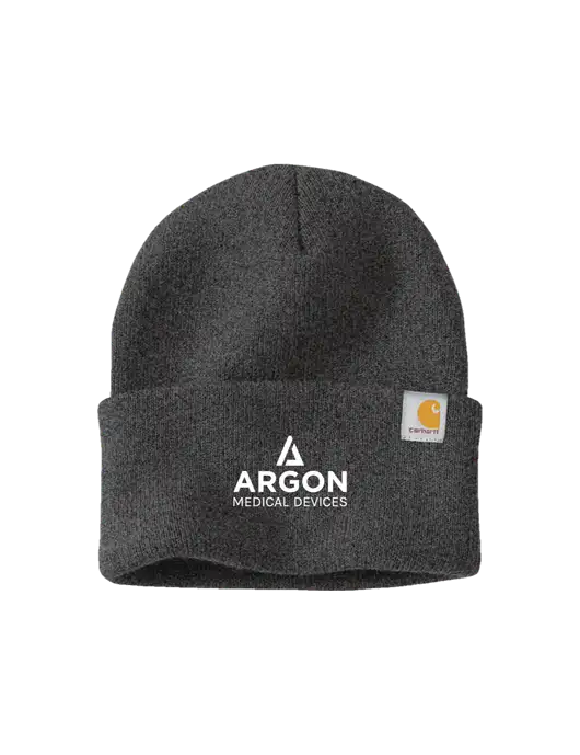 Carhartt Dark Grey Watch Cap 2.0 w/Argon Medical Devices Logo