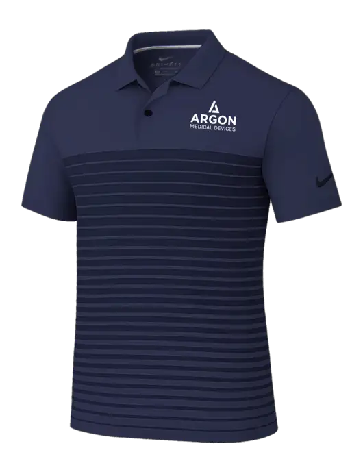 Nike Navy Dri-FIT Vapor Block Polo w/Argon Medical Devices Logo