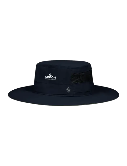 Columbia Navy Bora Bora Booney  Hat w/Argon Medical Devices Logo